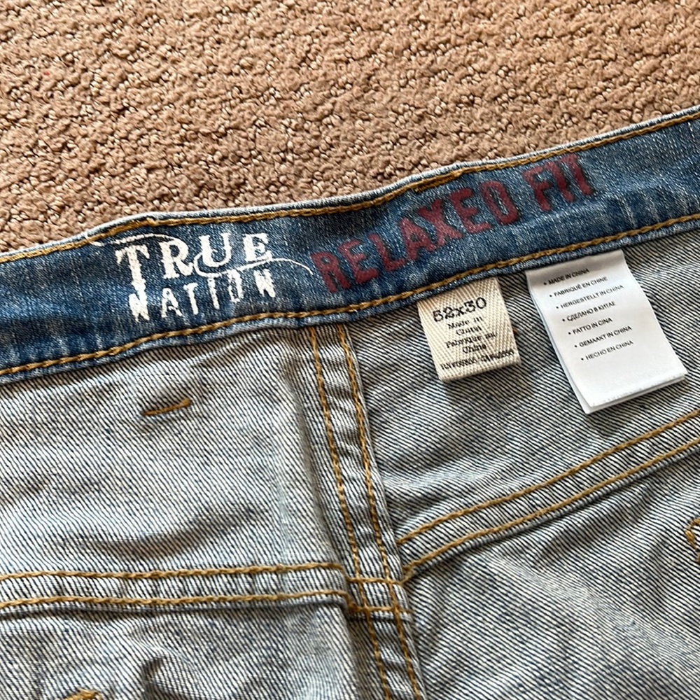 Light wash mens jeans